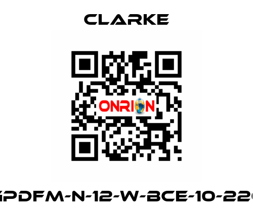 GPDFM-N-12-W-BCE-10-220 Clarke