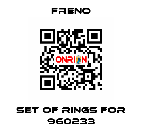 Set of rings for 960233 Freno