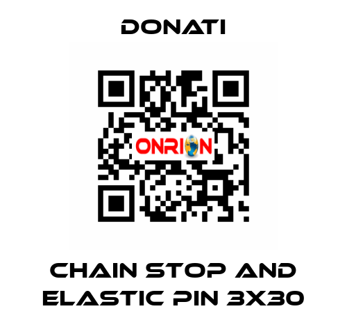 Chain stop and elastic pin 3x30 Donati