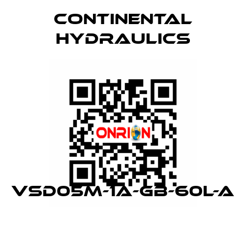 VSD05M-1A-GB-60L-A Continental Hydraulics