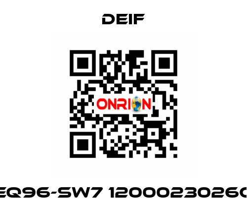 EQ96-SW7 1200023026C Deif