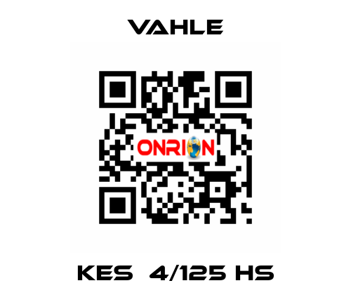 KES  4/125 HS Vahle