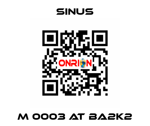 M 0003 AT BA2K2 Sinus