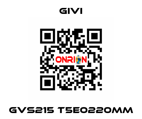 GVS215 T5E0220mm Givi