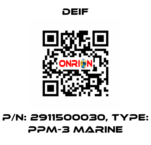 P/N: 2911500030, Type: PPM-3 Marine Deif