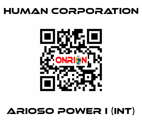 Arioso Power I (Int) Human Corporation