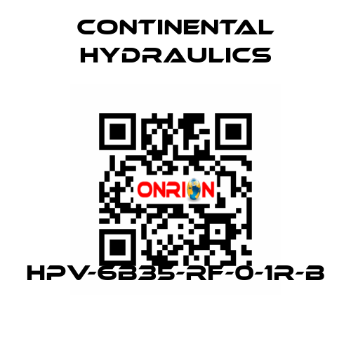 HPV-6B35-RF-0-1R-B Continental Hydraulics