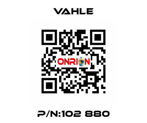 P/n:102 880 Vahle