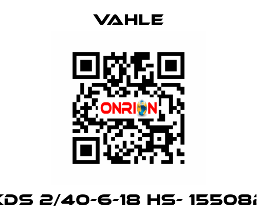 KDS 2/40-6-18 HS- 155082 Vahle