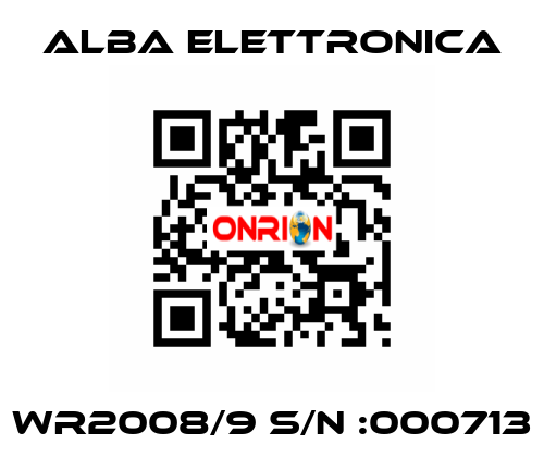 WR2008/9 S/N :000713 ALBA ELETTRONICA