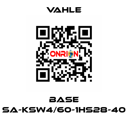 BASE SA-KSW4/60-1HS28-40 Vahle