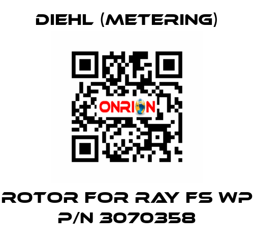 rotor for RAY FS WP p/n 3070358 Diehl (Metering)