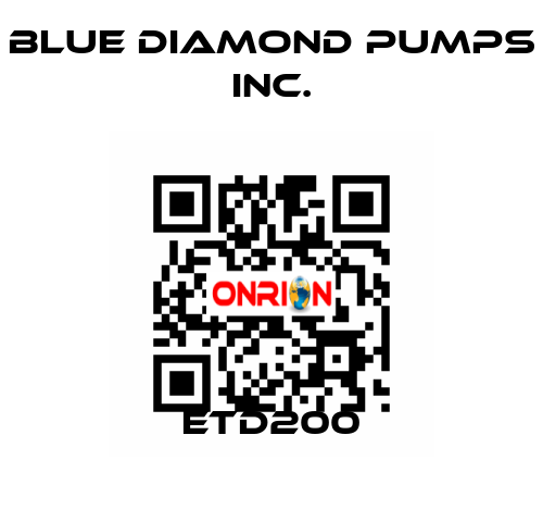 ETD200 Blue Diamond Pumps Inc.