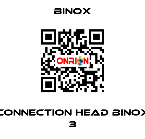 Connection head BINOX 3 Binox