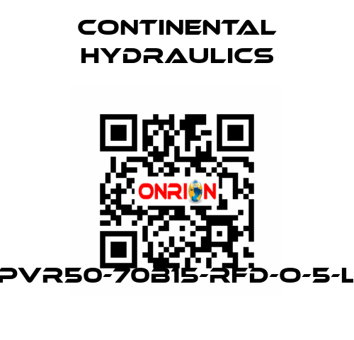 PVR50-70B15-RFD-O-5-L Continental Hydraulics