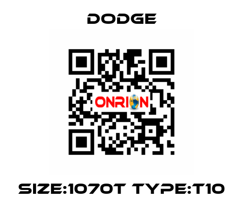 Size:1070T Type:T10 Dodge