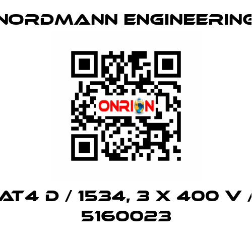 AT4 D / 1534, 3 x 400 V / 5160023 NORDMANN ENGINEERING