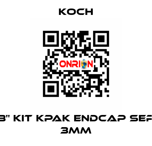 8" KIT KPAK ENDCAP SEP 3mm KOCH