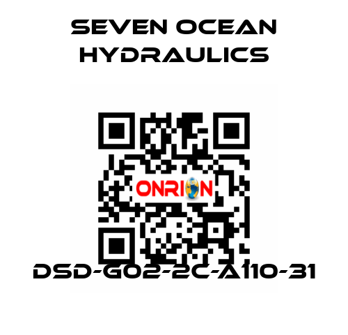 DSD-G02-2C-A110-31 Seven Ocean Hydraulics