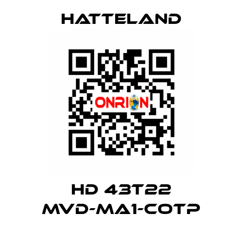 HD 43T22 MVD-MA1-COTP HATTELAND