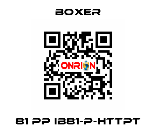 81 PP IB81-P-HTTPT Boxer