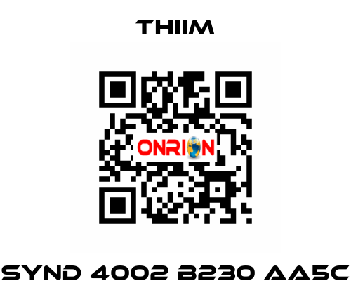 SYND 4002 B230 AA5C Thiim