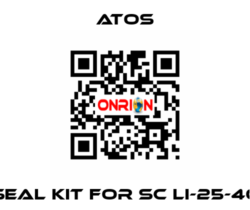 SEAL KIT FOR SC LI-25-40 Atos