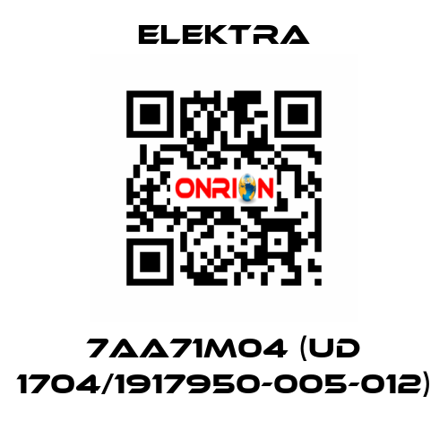 7AA71M04 (UD 1704/1917950-005-012) ELEKTRA