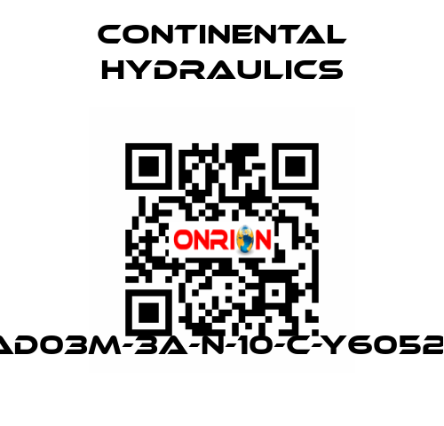 VAD03M-3A-N-10-C-Y6052-3 Continental Hydraulics