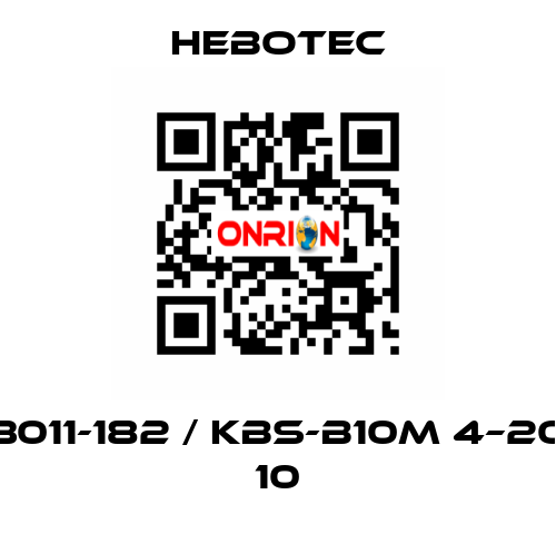 3011-182 / KBS-B10M 4–20 10 HEBOTEC