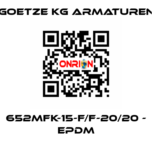 652mFK-15-f/f-20/20 - EPDM Goetze KG Armaturen