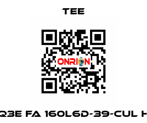 Q3E FA 160L6D-39-CUL H TEE