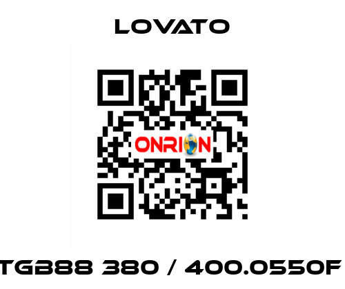 TGB88 380 / 400.0550F  Lovato