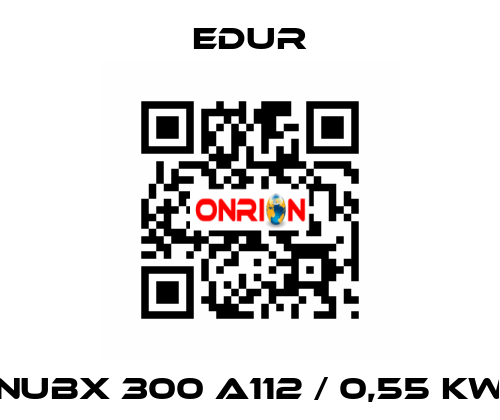 NUBX 300 A112 / 0,55 KW Edur