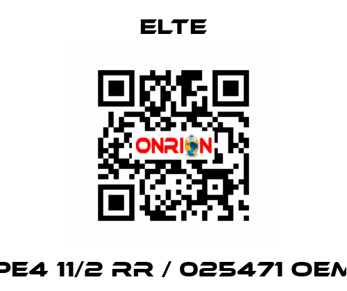 PE4 11/2 RR / 025471 OEM Elte