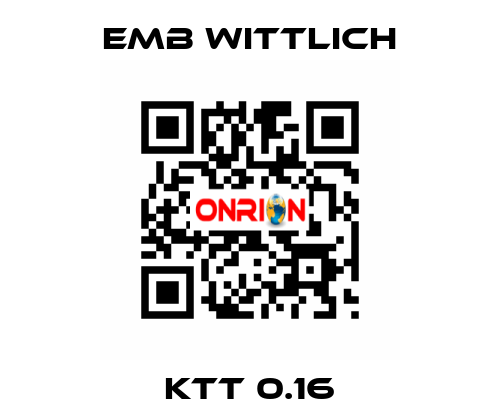 KTT 0.16 EMB Wittlich