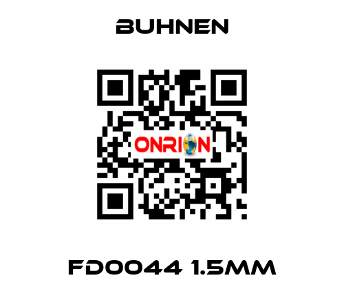 FD0044 1.5mm Buhnen