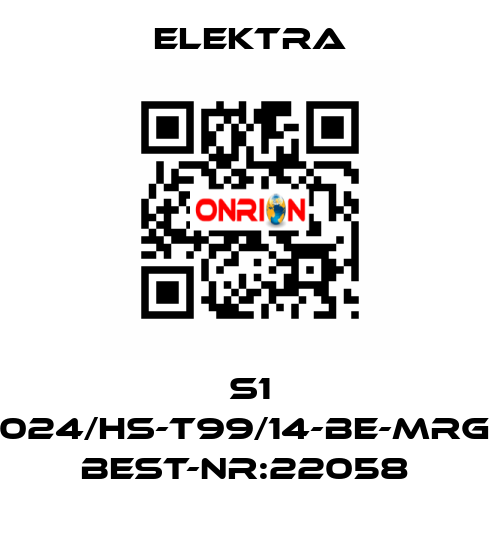 S1 024/HS-T99/14-BE-MRG  Best-Nr:22058  ELEKTRA