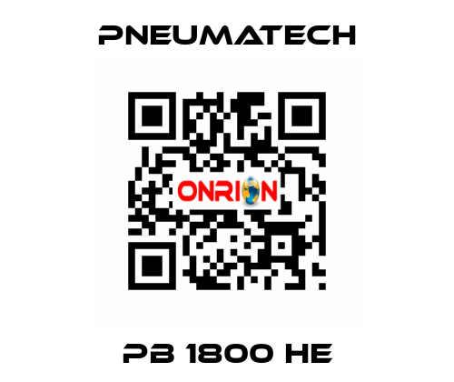 PB 1800 HE Pneumatech