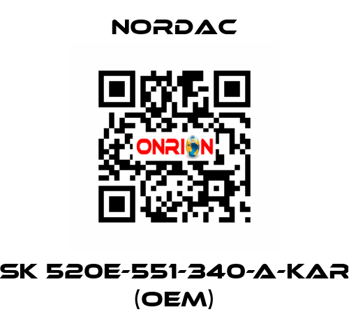 SK 520E-551-340-A-KAR (OEM) NORDAC