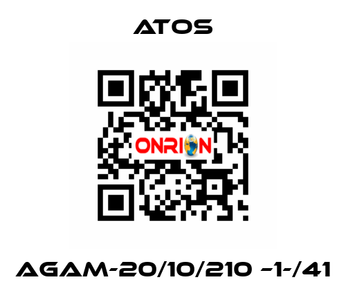 AGAM-20/10/210 –1-/41 Atos