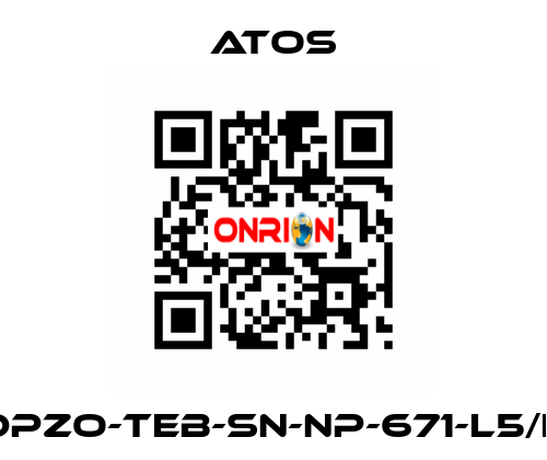 DPZO-TEB-SN-NP-671-L5/E Atos