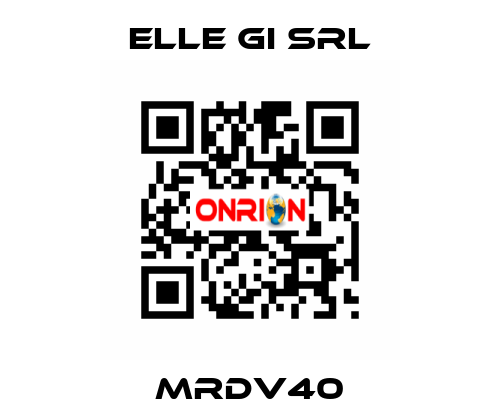 MRDV40 ELLE GI SRL