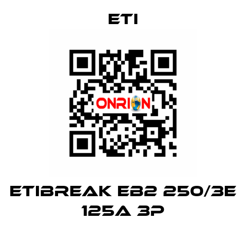 ETIBREAK EB2 250/3E 125A 3p Eti