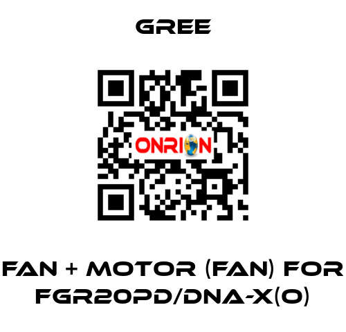 Fan + motor (fan) for FGR20Pd/DNa-X(O) Gree