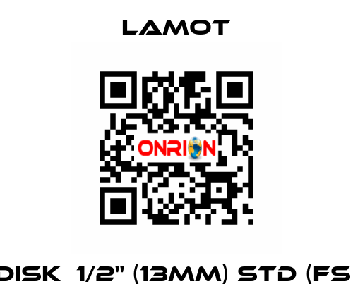 Disk  1/2" (13MM) STD (FS) Lamot