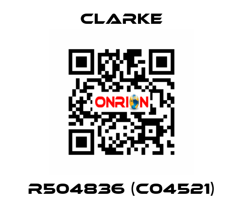  R504836 (C04521) Clarke