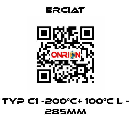 TYP C1 -200°C+ 100°C L - 285MM ERCIAT