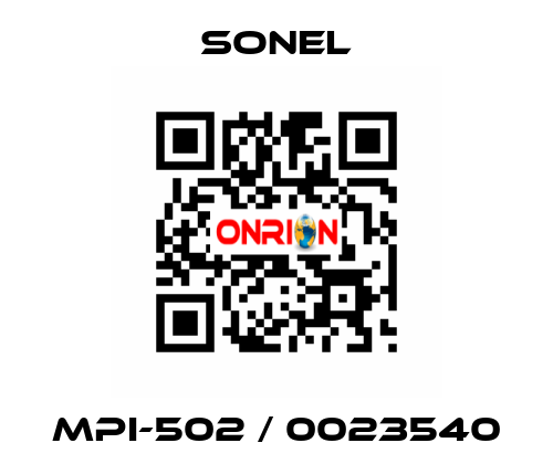 MPI-502 / 0023540 Sonel