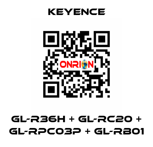 GL-R36H + GL-RC20 + GL-RPC03P + GL-RB01 Keyence